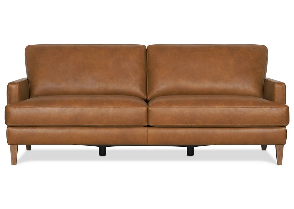 Nicolo Leather Sofa -Dutton Cinnamon