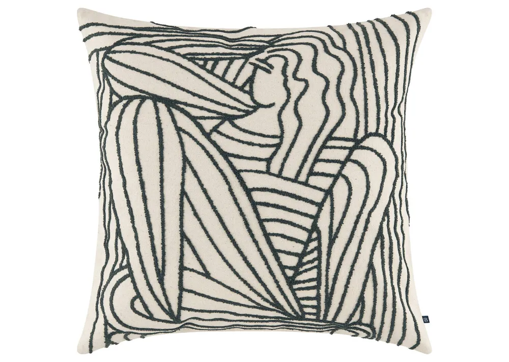 Reya Pillow 20x20 Ivory/Black