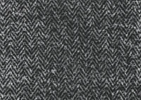 Dante Herringbone Throw Black/Ivory