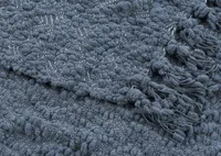 Colby Chenille Throw Sea Blue