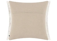 Rena Pillow 20x20 Sand/Ivory