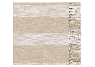 Renard Throw 50x60 Sand/Ivory