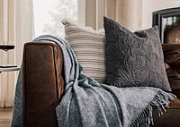 Riddell Melange Throw Blue