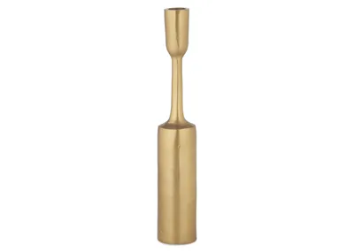 Claret Candle Holder Gold