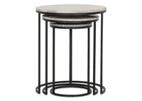 Gael Nesting Table Set -Millstone Grey