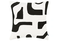 Roque Pillow 20x20 Ivory/Black