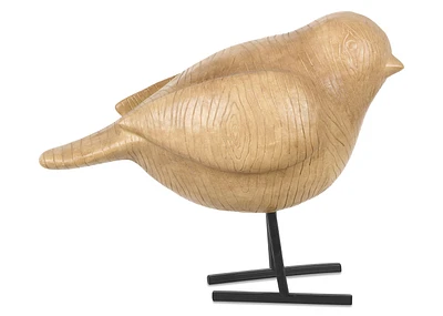 Rue Standing Bird Decor Natural