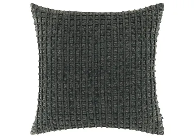 Evaton Cotton Pillow 20x20 Dark Grey