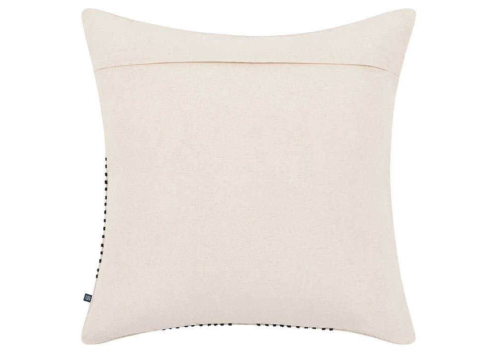 Evora Pillow 20x20 Sand/Black