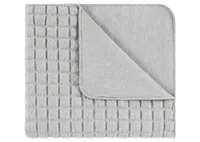 Lassen Cotton Bed Throw Light Grey