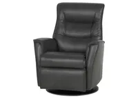 Paramount Leather Recliner -Sol Slate