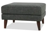 Santana Ottoman -Giovanna Pewter