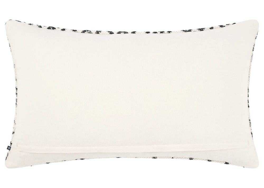 Elida Pillow 14x24 Ivory/Grey