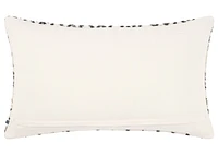 Elida Pillow 14x24 Ivory/Grey