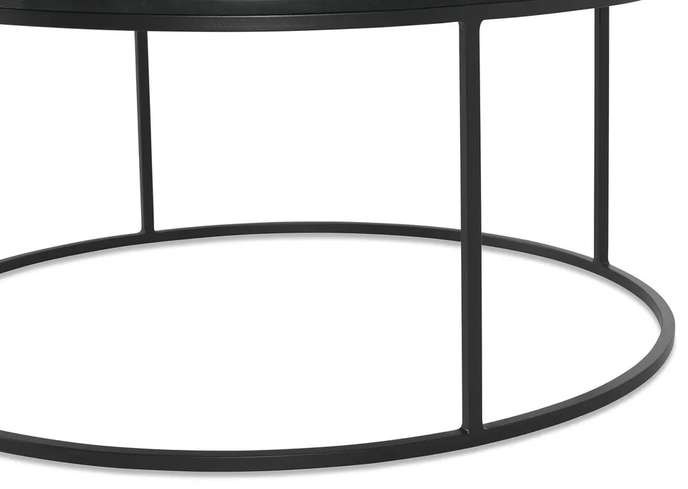 Crosby Round Coffee Table -Mango Black