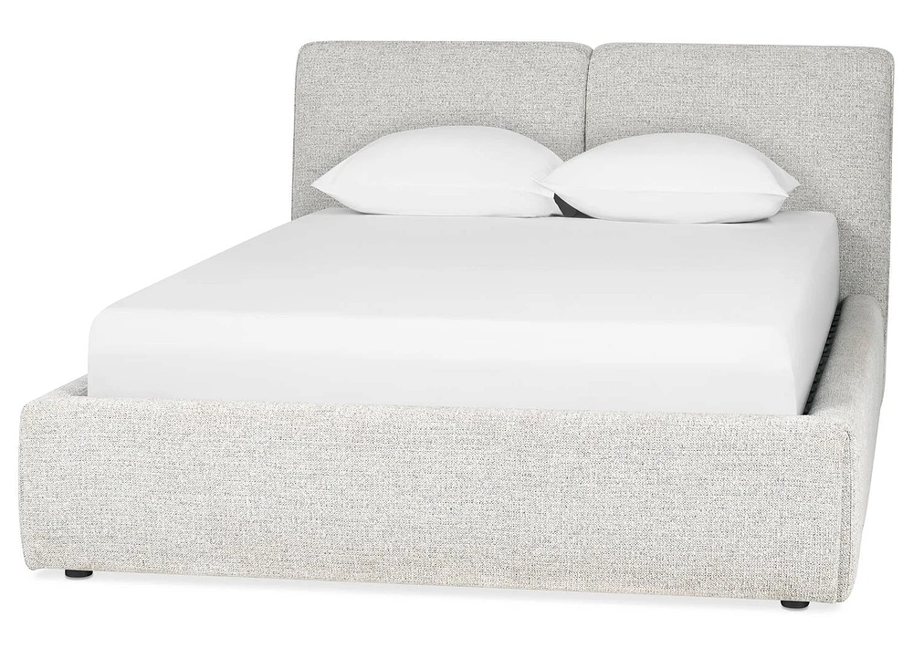 Ewan Storage Bed -Yuri Oyster, QUEEN
