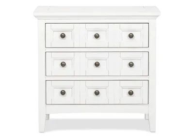 Parker Nightstand -Heron White