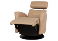 Drake Leather Recliner -Tre Blonde