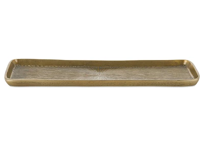 Suranne Tray Large Antiqued Brass