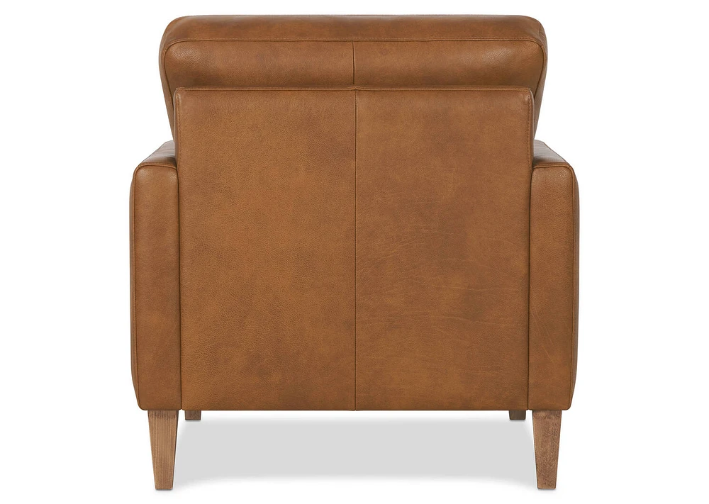 Nicolo Leather Armchair -Dutton Cinnamon