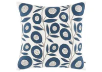 Lilly Geo Pillow 20x20 Ivory/Navy