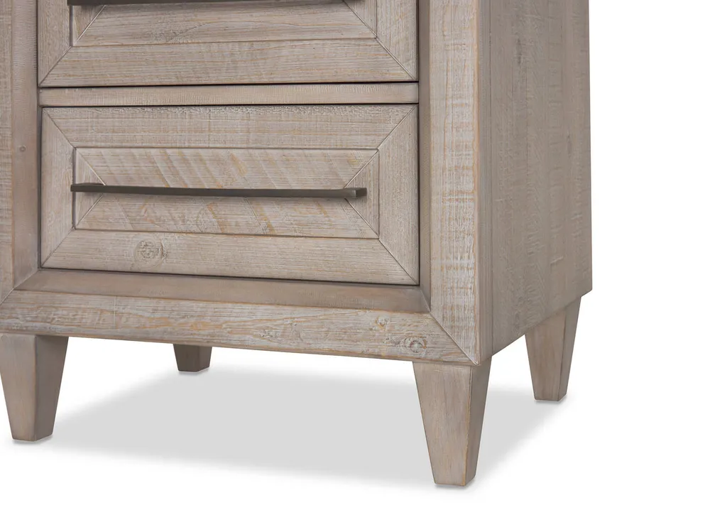 Rivera Nightstand -Roma Biscotti