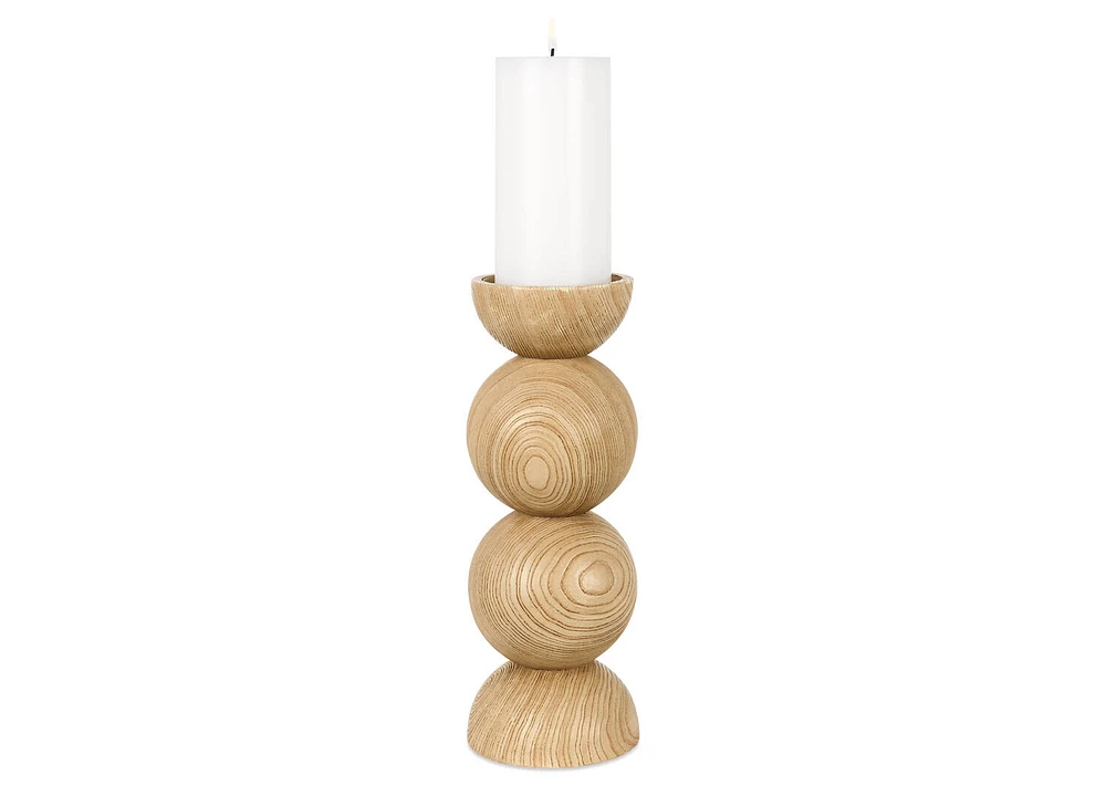 Algo Candle Holder Tall Natural