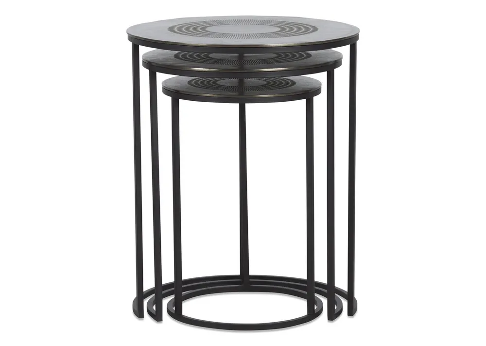 Modello Nesting Table Set -Charcoal