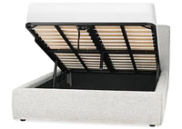 Ewan Storage Bed -Yuri Oyster, QUEEN