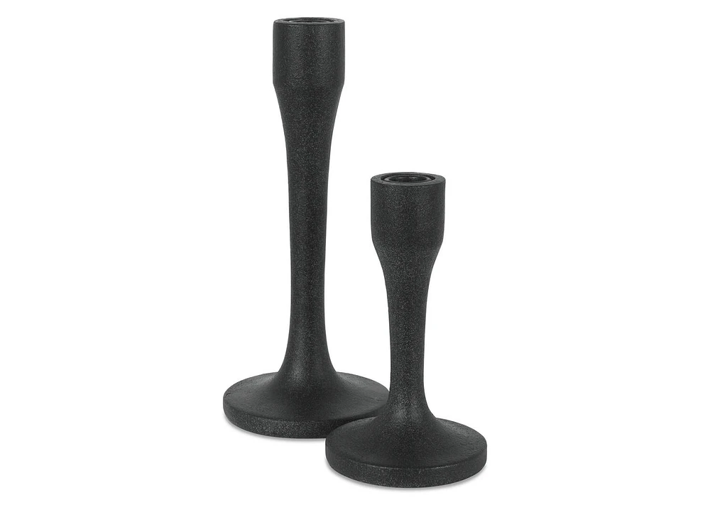 Baffin Candle Holder Short Black