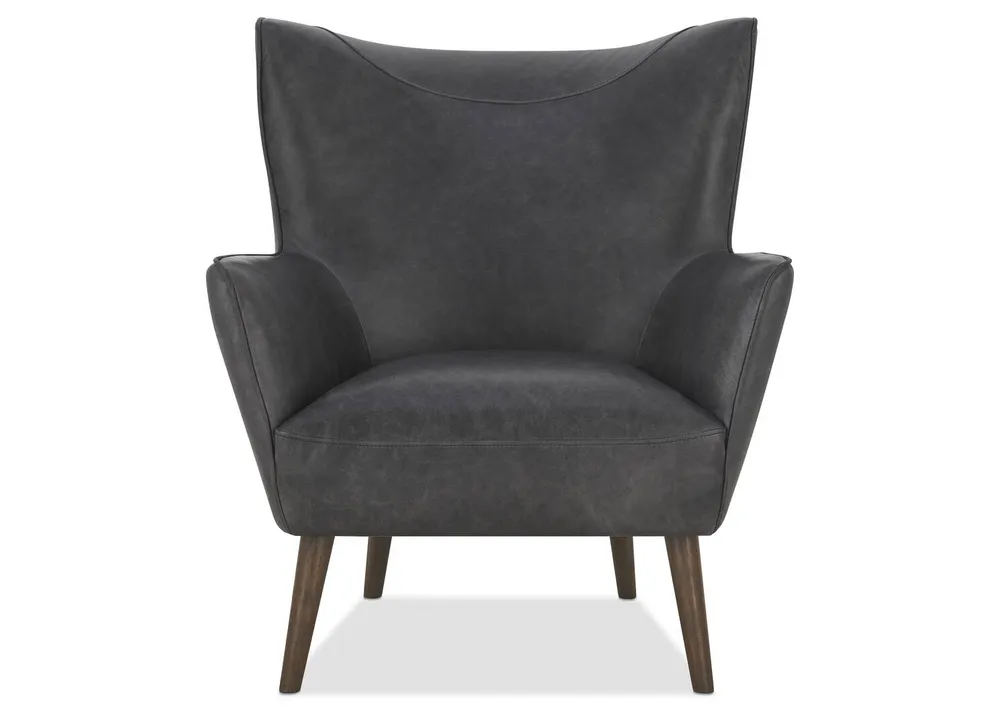 Diablo Leather Armchair -Harrod Coal