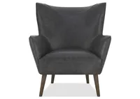 Diablo Leather Armchair -Harrod Coal