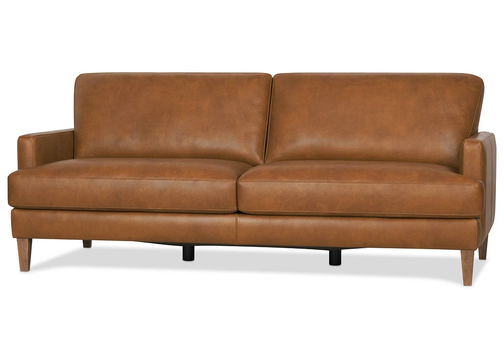 Nicolo Leather Sofa -Dutton Cinnamon