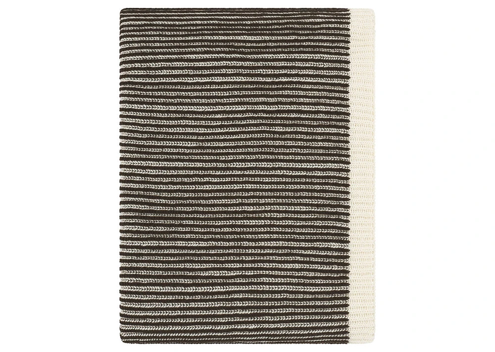 Dawson Throw Ivory/Brown