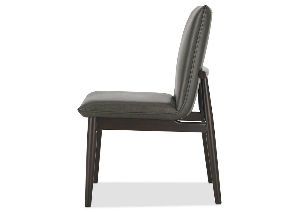 Esmae Leather Dining Chair -Reede Charco