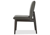 Esmae Leather Dining Chair -Reede Charco