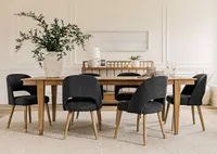 Jerusha Dining Chair -Elte Charcoal