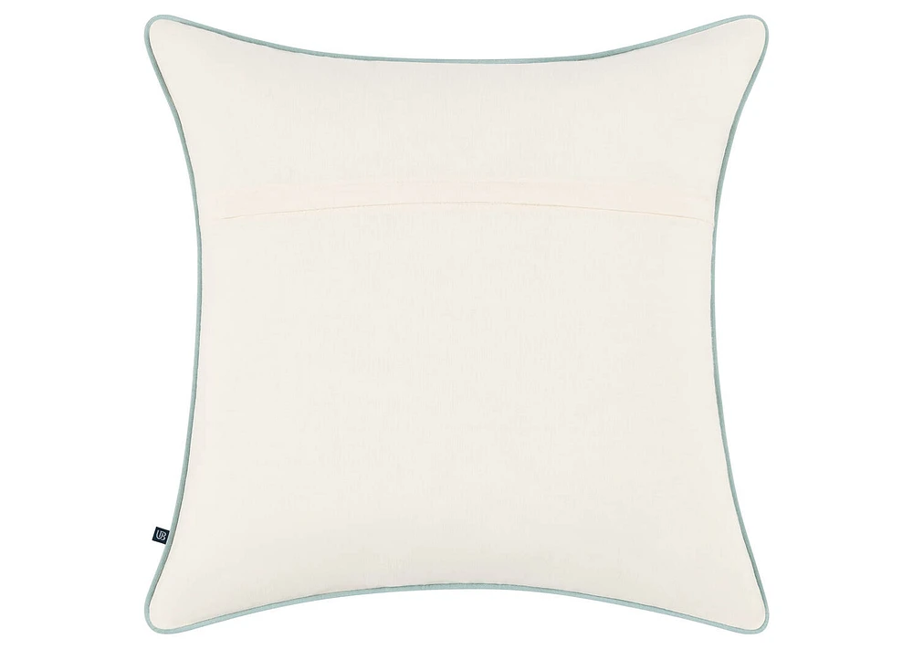 Pomo Pillow 20x20 Ivory/Blue