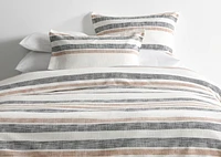 Duncan Cotton Duvet Set King Nat/Mult