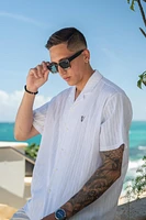 Solid white shirt