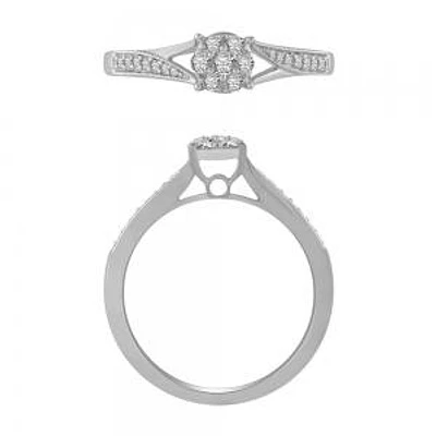 1/ Ct. T.w. Lab-grown Diamond Promise Ring
