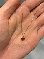 Enamel Sweetheart Pendant