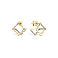 Geo Cube Earrings