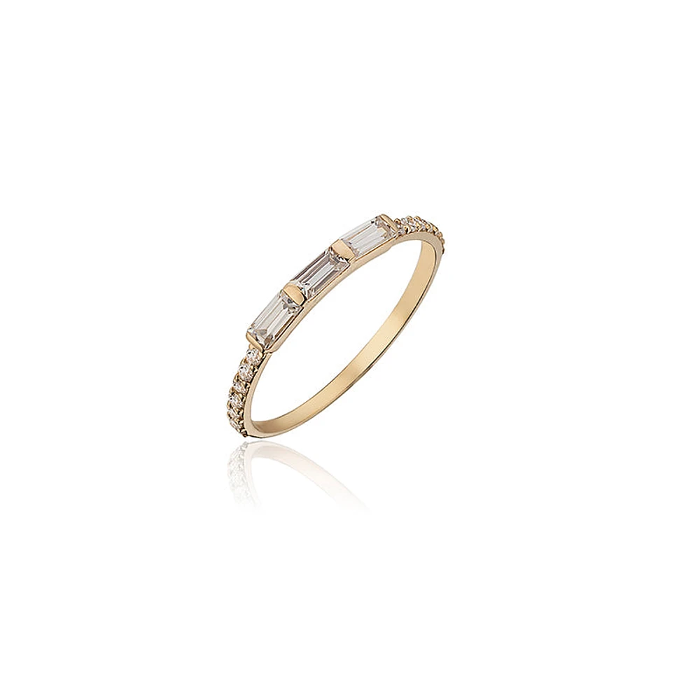 Triple Baguette Ring