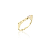 Baguette on Edge Ring