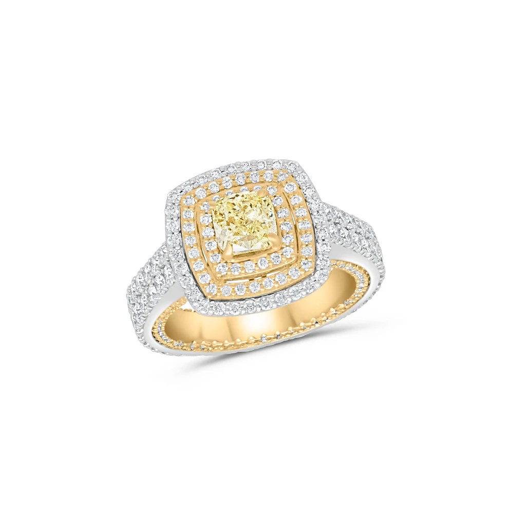 Fancy Yellow Ring 04947