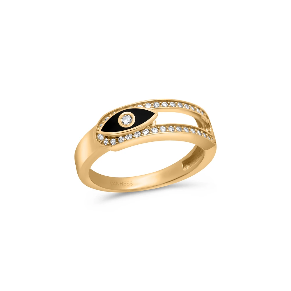 Shiny Evil Eye Ring