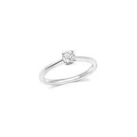 Solitaire Natural Diamond Ring