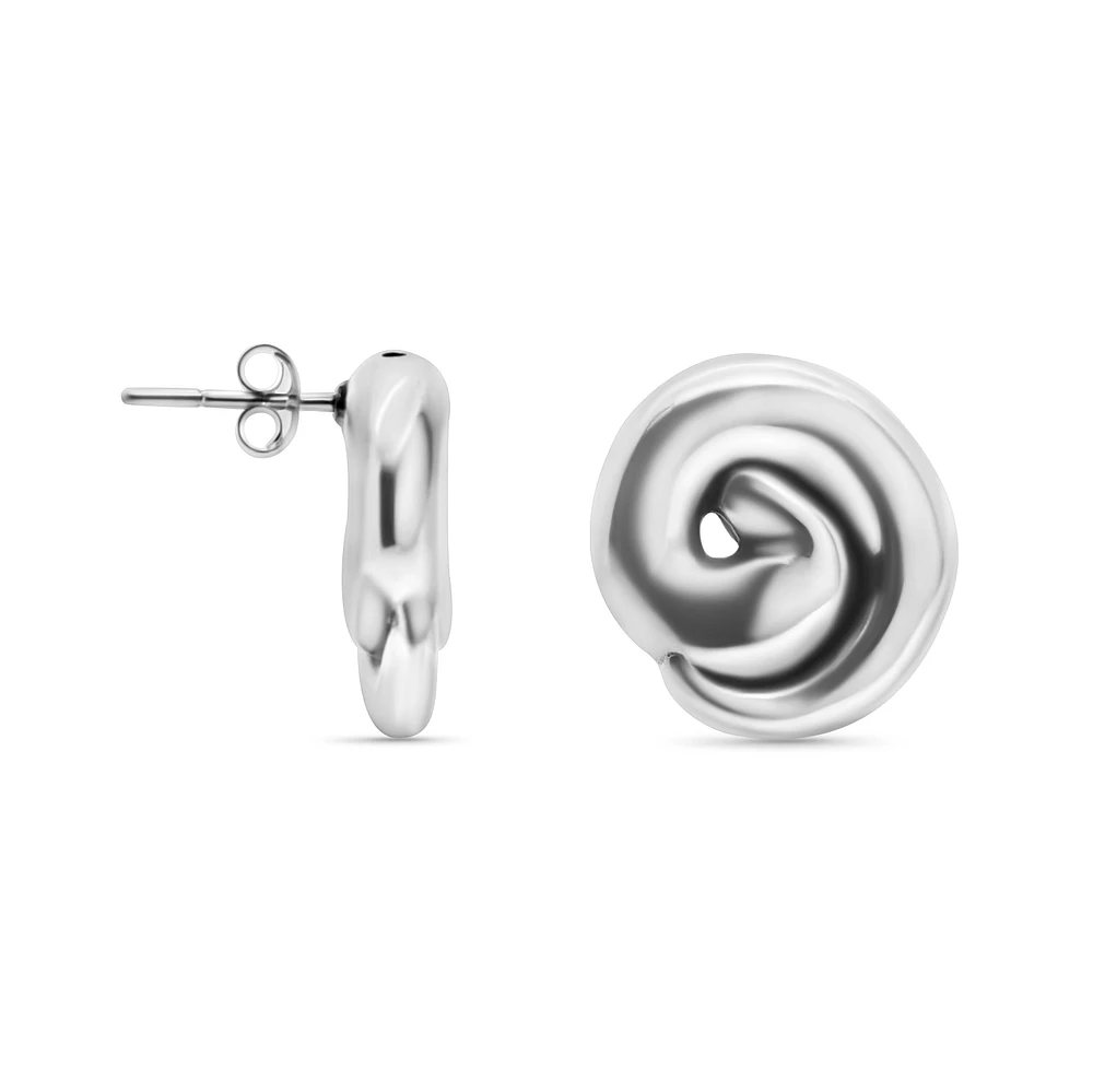 Silver Gravity Earring