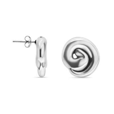 Silver Gravity Earring